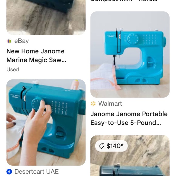Portable Sewing Machine - Blue - Picture 1 of 3